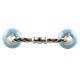 Sky Blue Ceramic Cut Bridge Handles